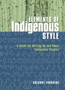 Elements of Indigenous Style by Gregory Younging book cover